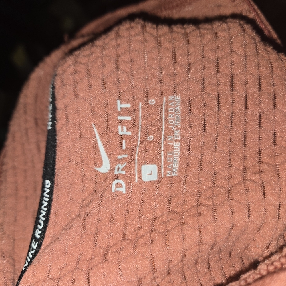 Womens Nike Maroon Quarter-Zip Pullover Crew Sweatshirt Dri Fit - Picture 6 of 6